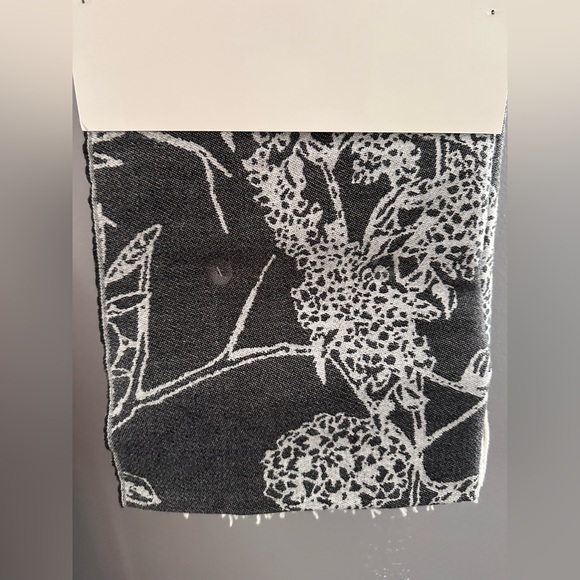 Anne Klein Black and Gray/blue Beanie and Scarf Set - Picture 2 of 2